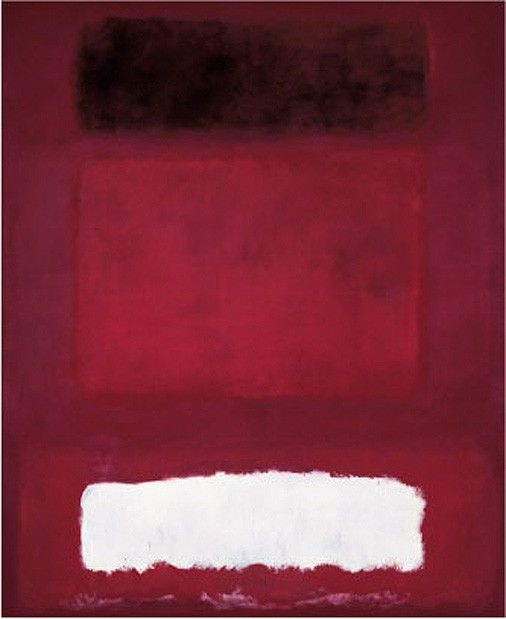Mark Rothko Red White and Brown c1957